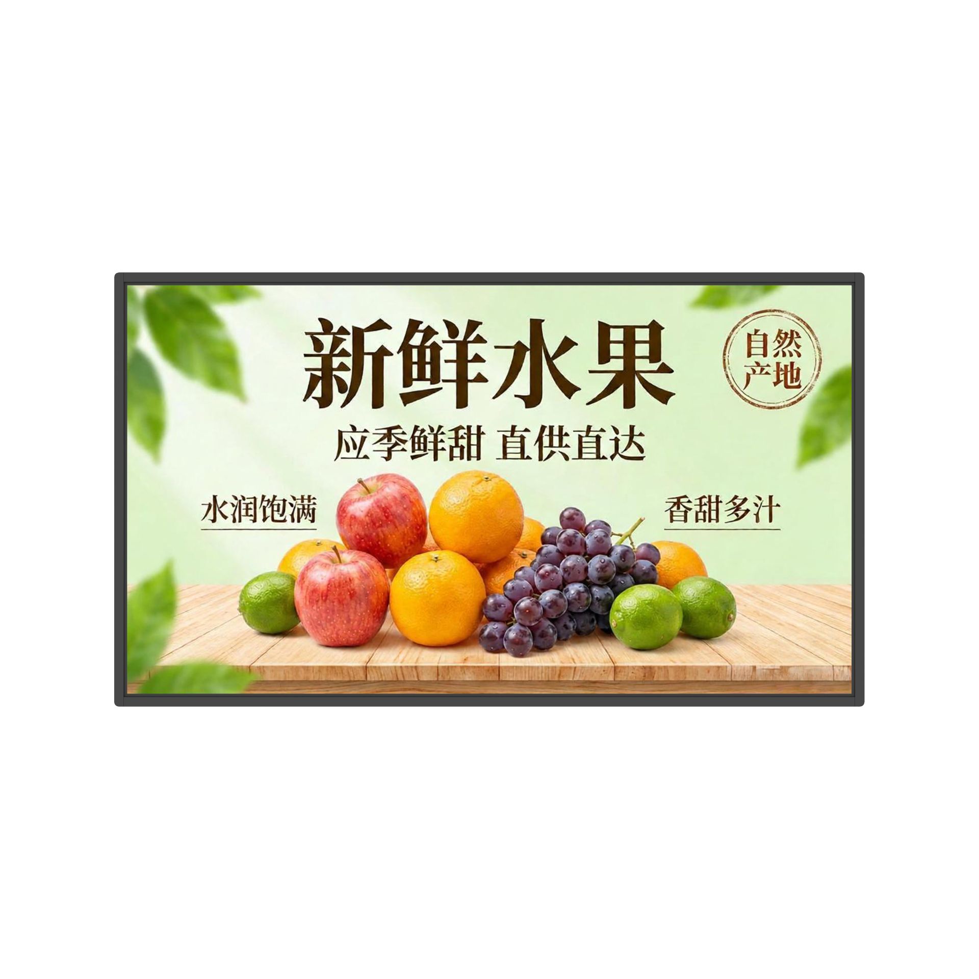 55-inch wall-mounted infrared touch-OD20 advertising machine