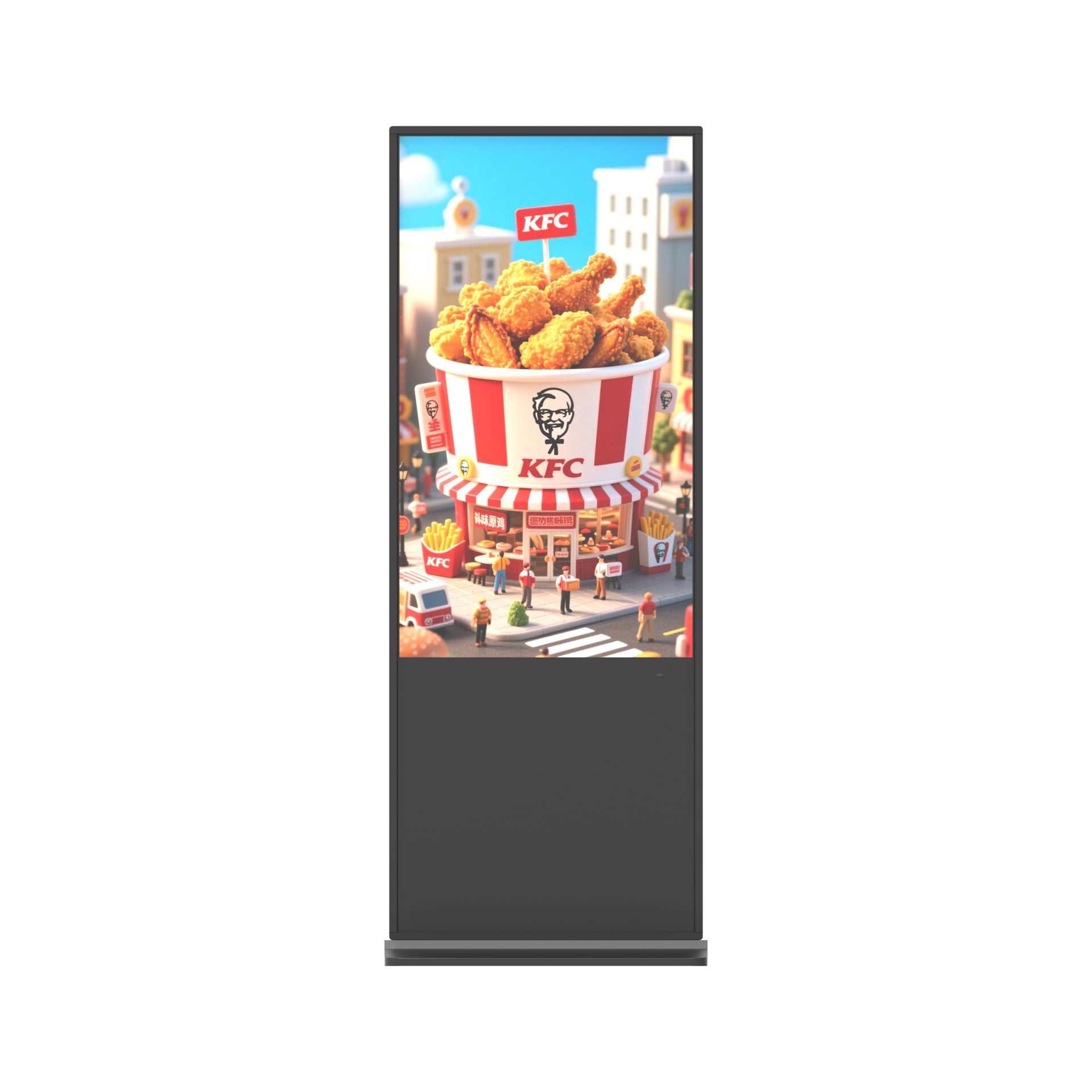 55-inch vertical infrared touch-OD20 advertising machine