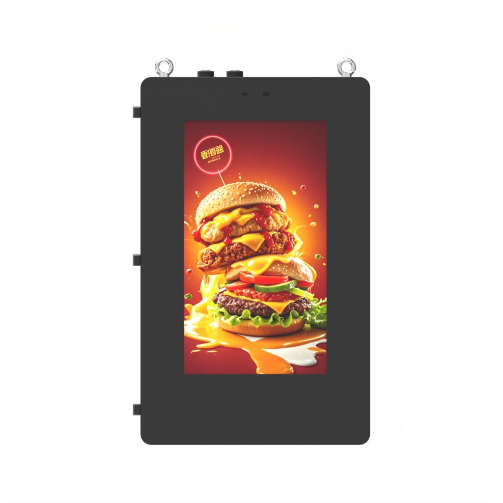 65-inch outdoor wall-mounted portrait screen (bare screen traditional solution) dimension drawing