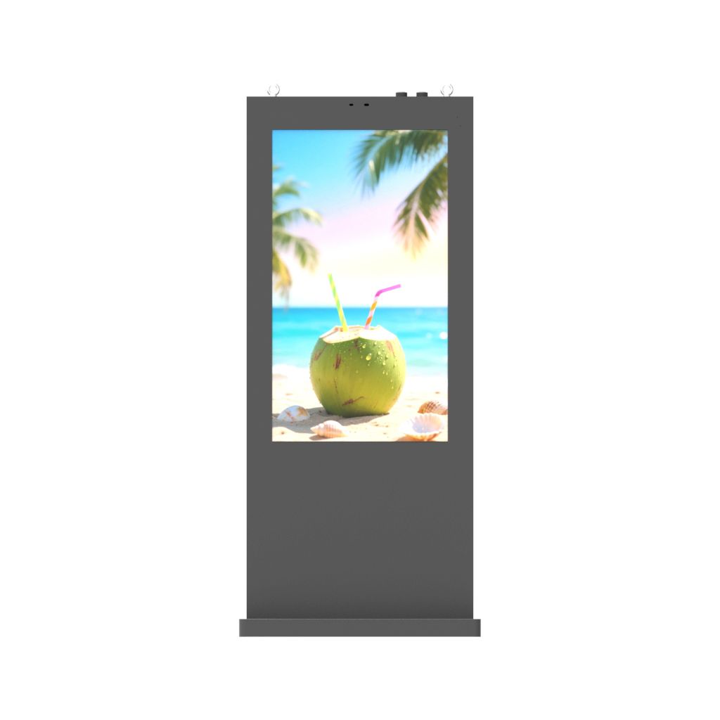 55-inch outdoor vertical standing screen (bare screen traditional solution)