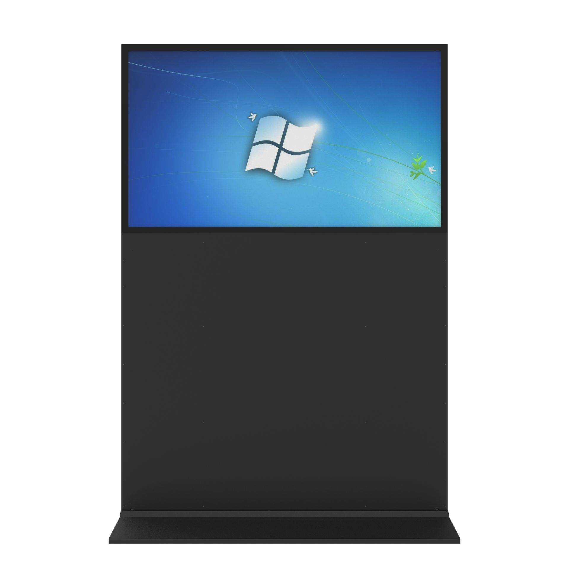 55-inch vertical standard seamless advertising display - wall-mounted landscape screen