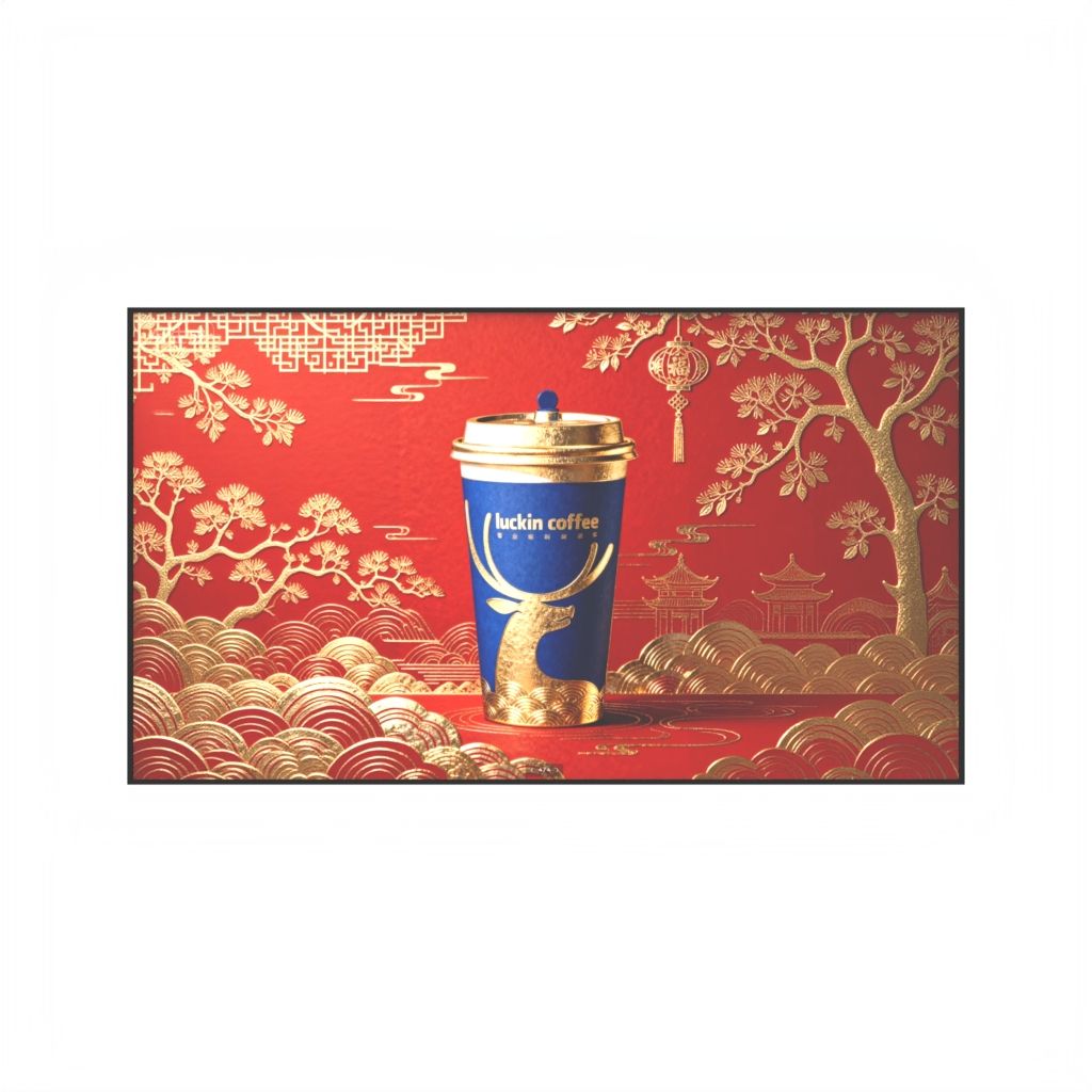 55-inch wall-mounted standard-OD20-sheet metal front frame advertising display
