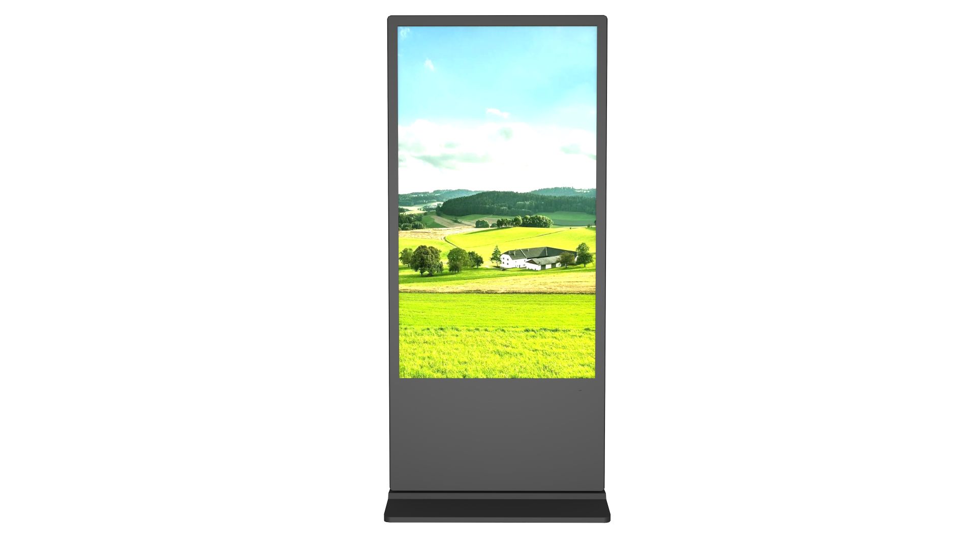 55-inch vertical capacitive dual-screen advertising machine