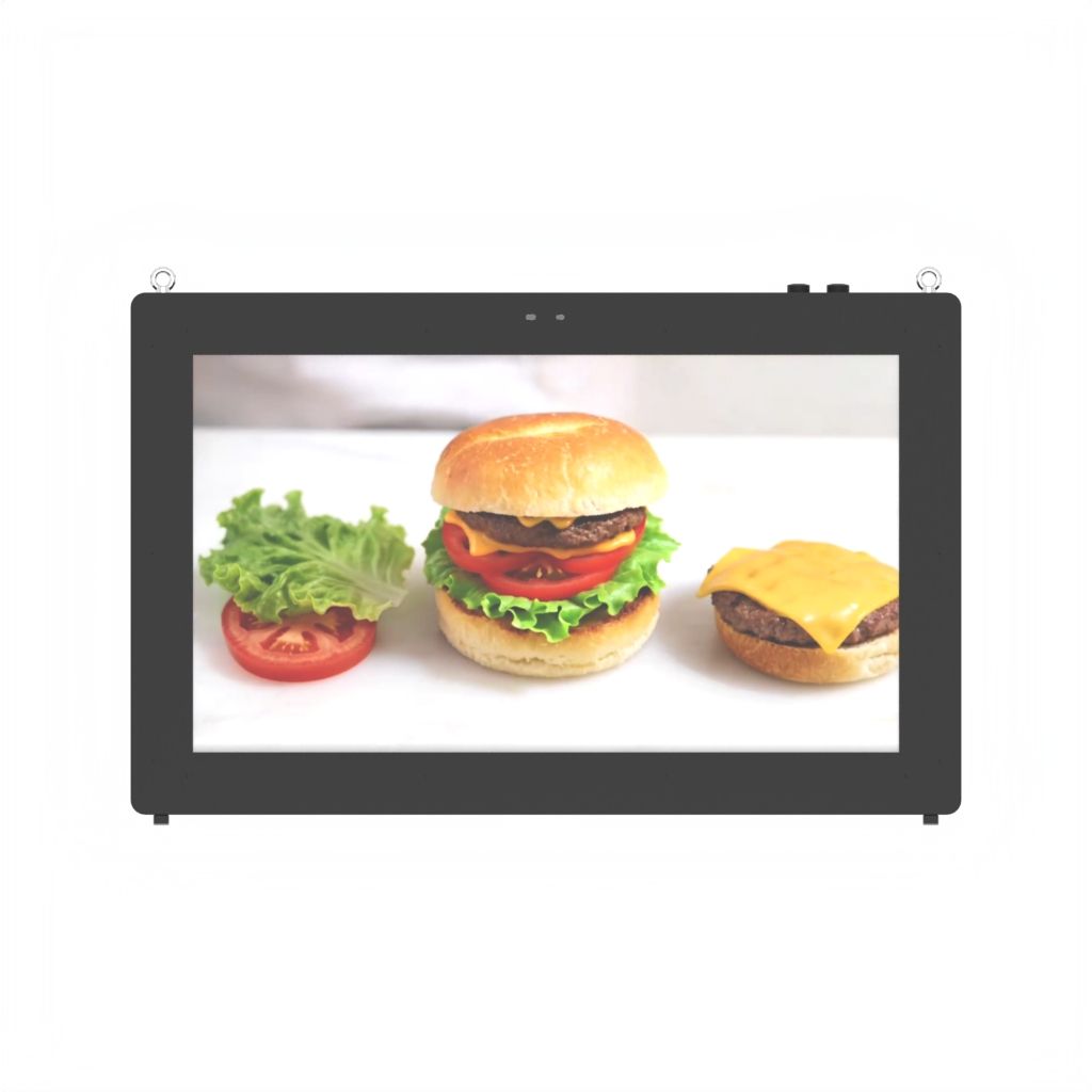 75-inch outdoor wall-mounted landscape screen (traditional solution) dimension drawing