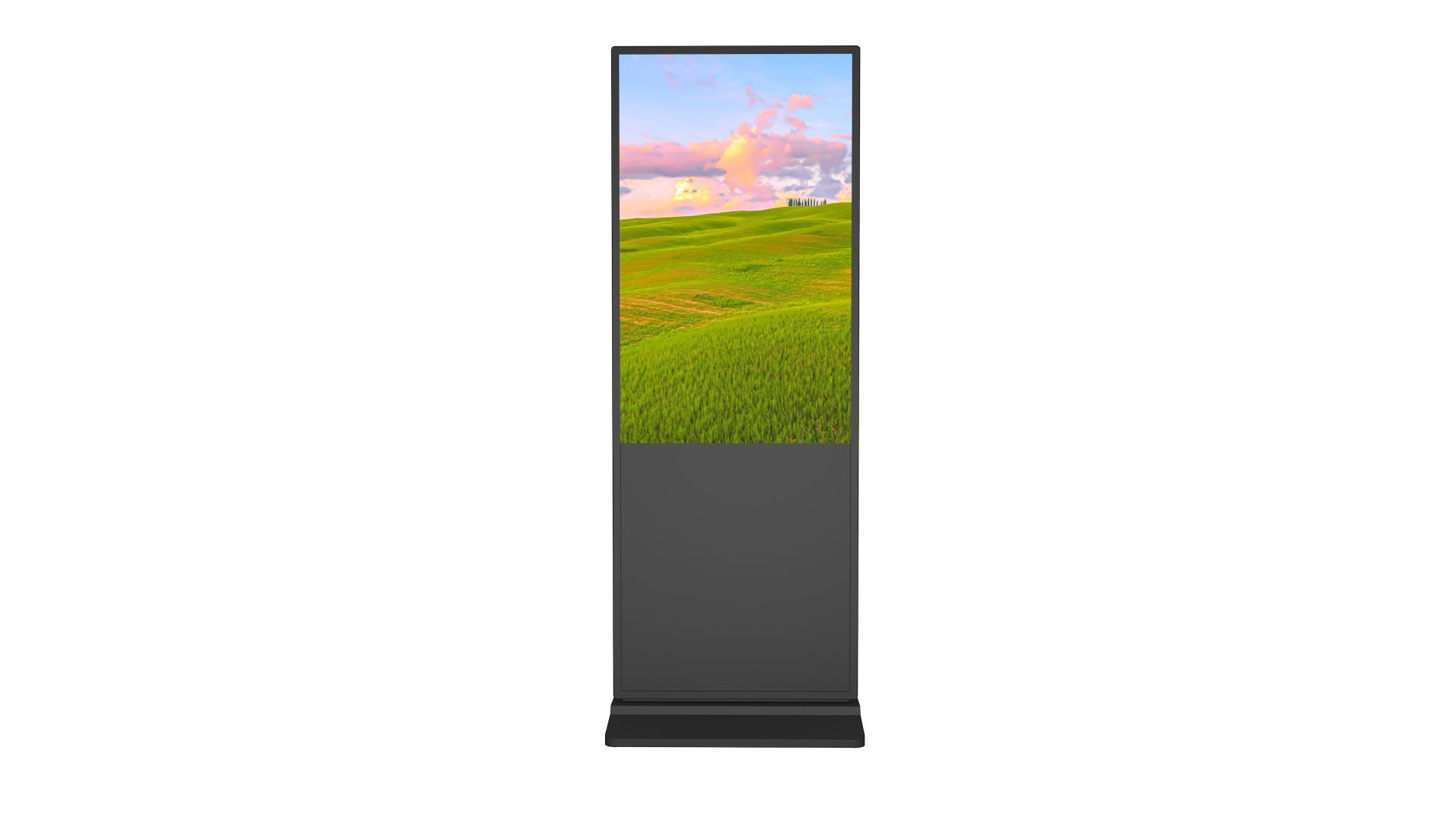 65-inch vertical touch dual-screen advertising machine